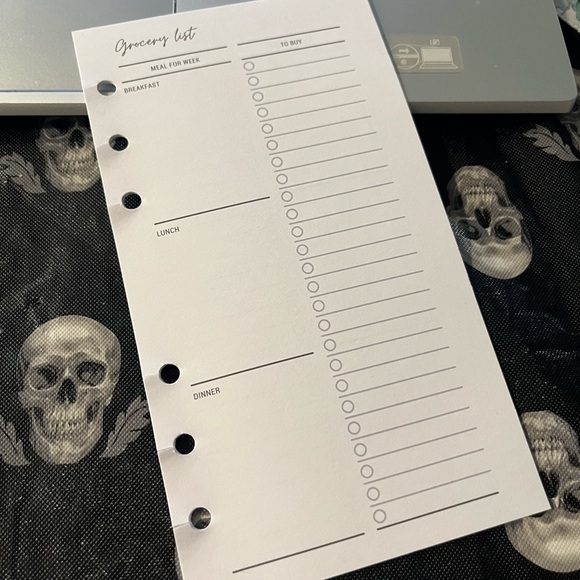 Personal Sized / A6 White Budget Planner Inserts cash envelope method savings - Picture 4 of 16